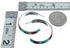 Sterling Silver Multicolor Beaded Navajo Post Hoop Earrings AX127620
